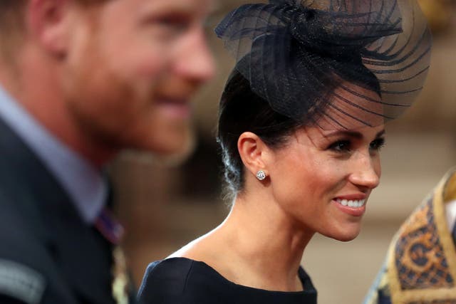 Meghan sued Associated Newspapers Limited over five articles that reproduced parts of a ‘personal and private’ letter to her father (PA)