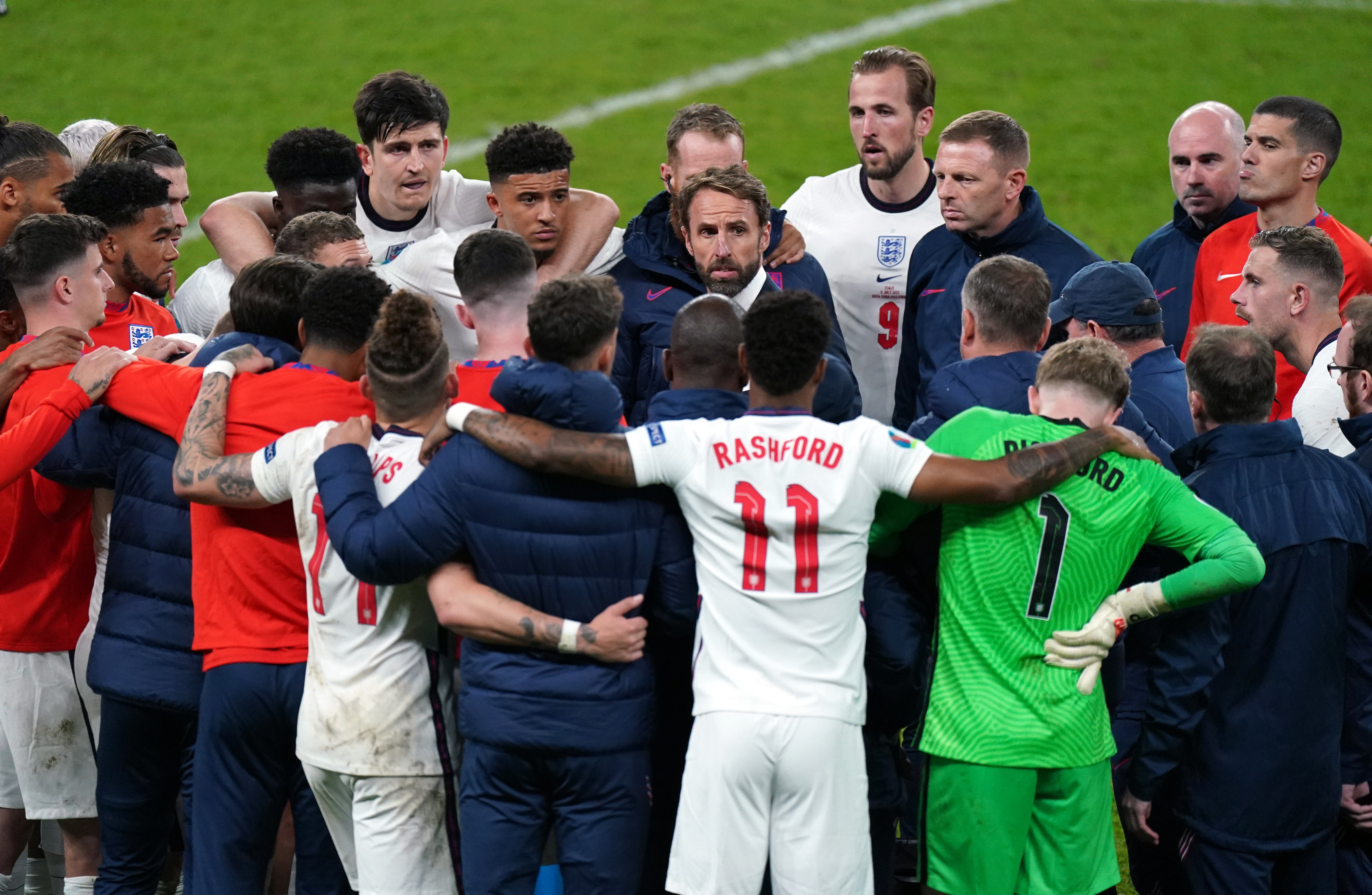 England lost the Euro 2020 final against Italy (Mike Egerton/PA)