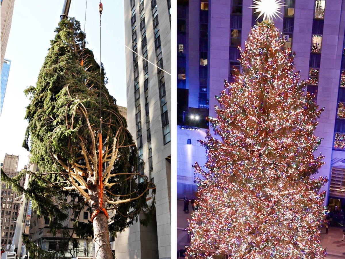 Rockefeller christmas tree lighting 2021 singers