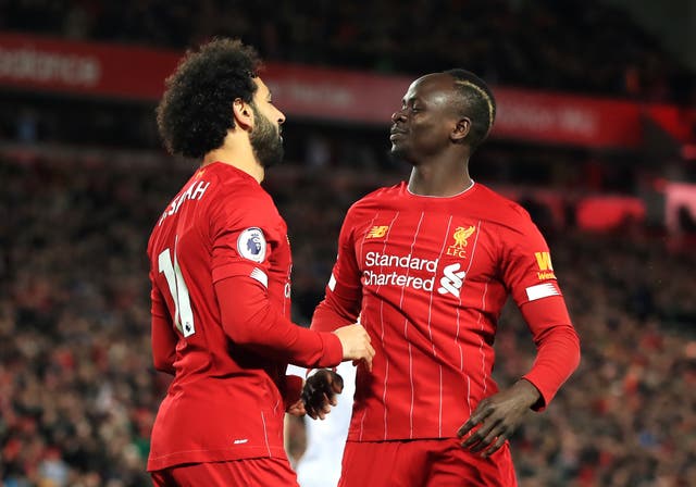 The European Club Association has expressed deep concern for the safety of players like Liverpool’s Mohamed Salah, left, and Sadio Mane, who are both due to compete in the Africa Cup of Nations starting next month (Peter Byrne/PA)