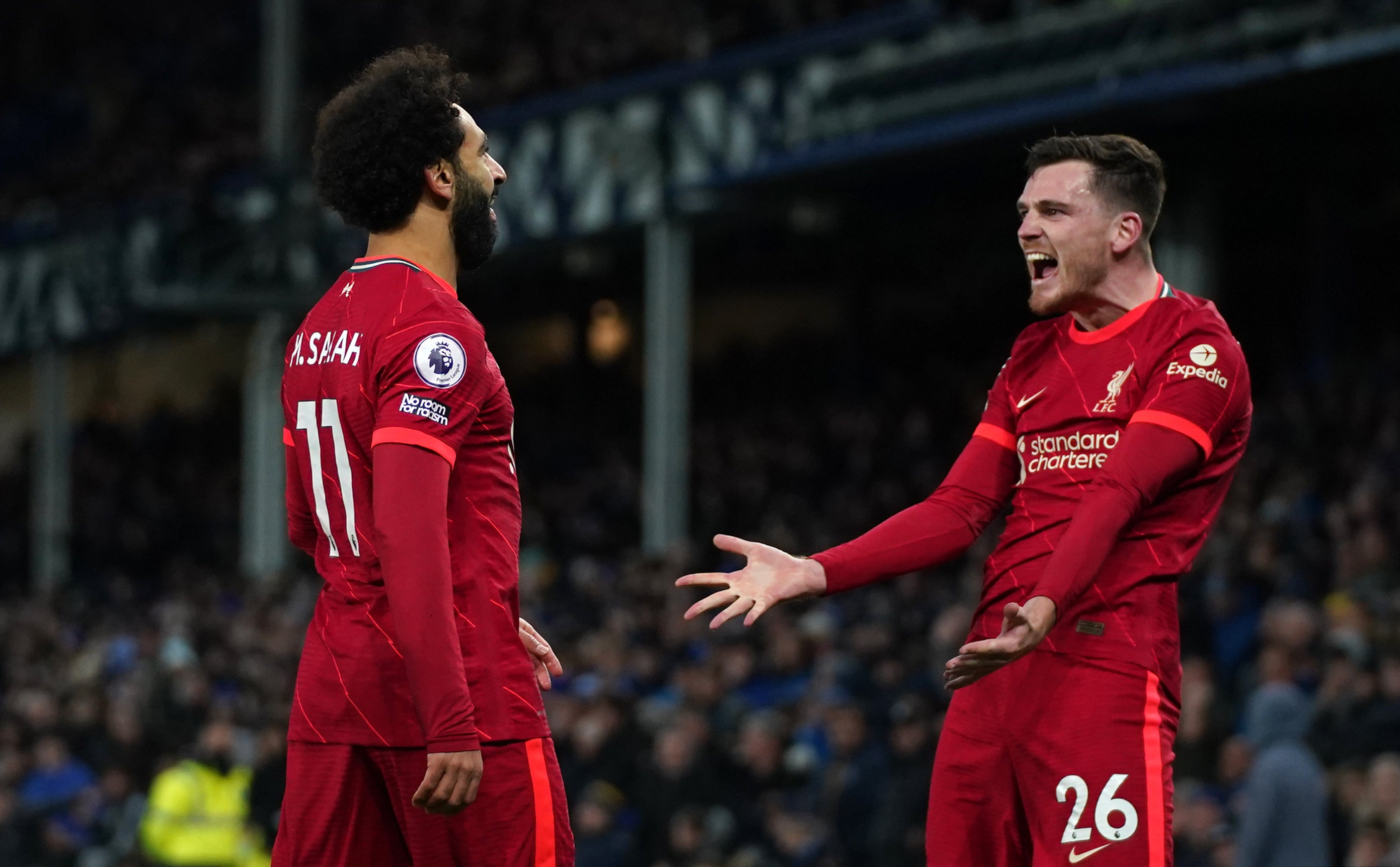 Liverpool won 4-1 at Everton on Wednesday night (Peter Byrne/PA)