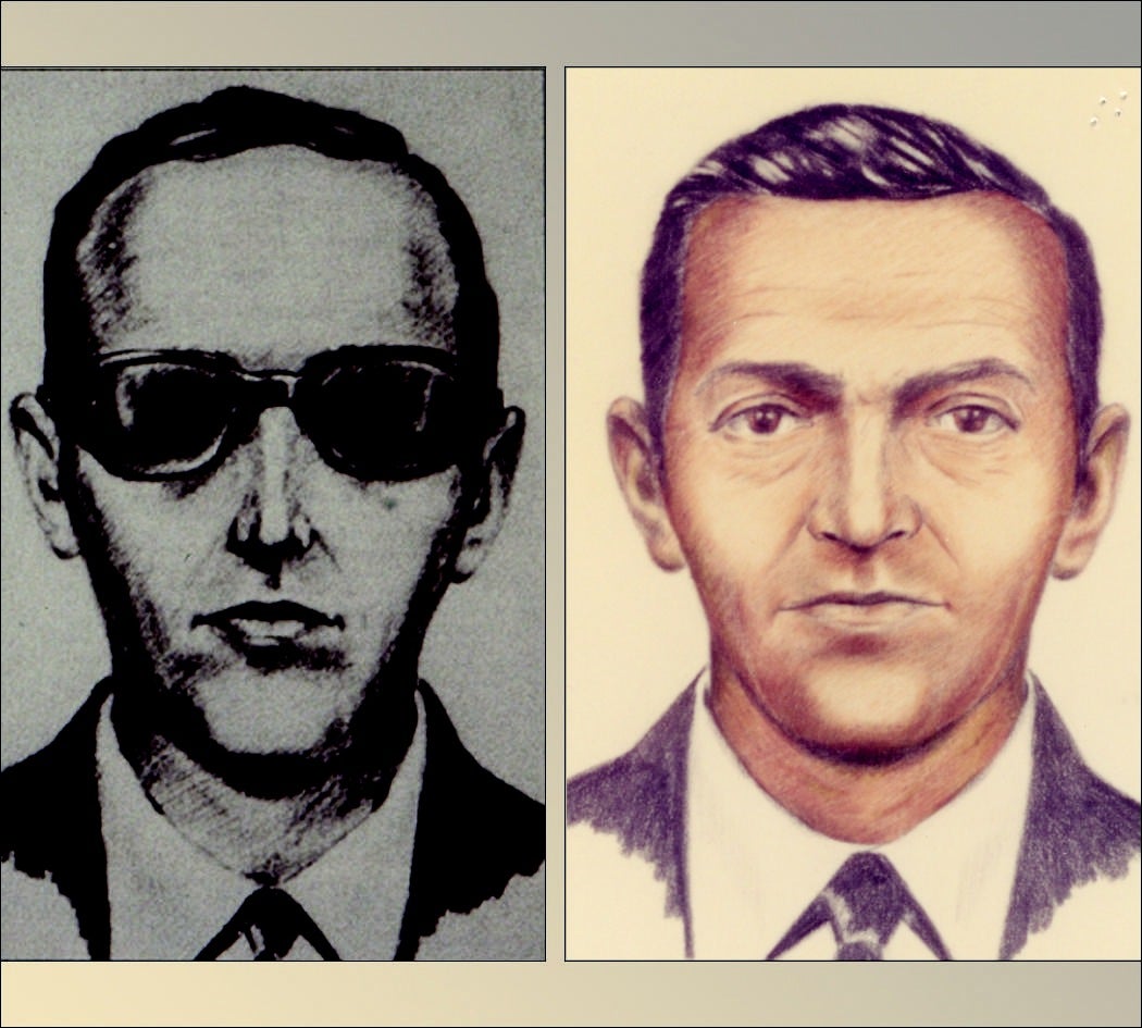 A sketch of the suspect on the FBI’s website