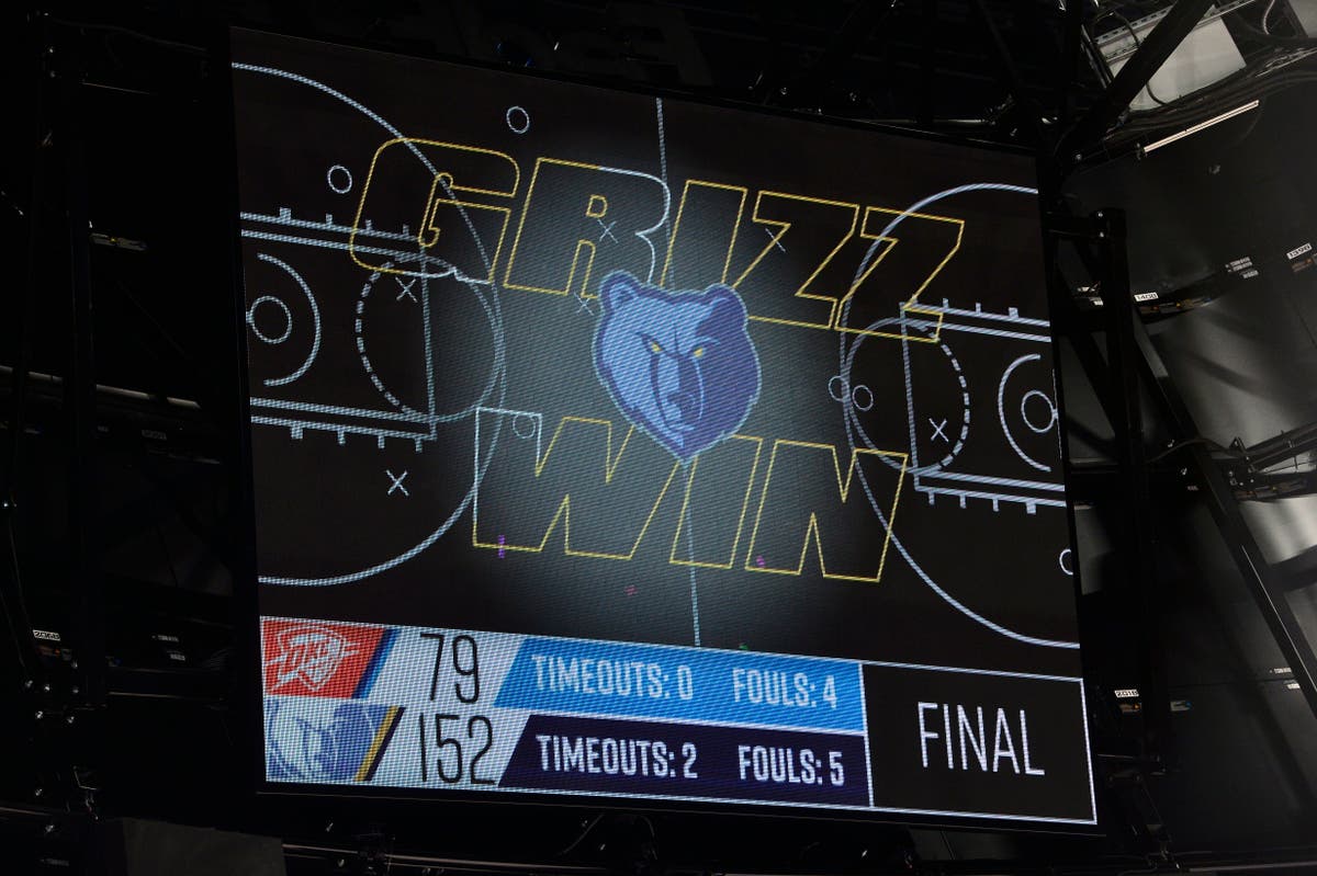 Grizzlies throttle Thunder by NBArecord 73point margin The Independent