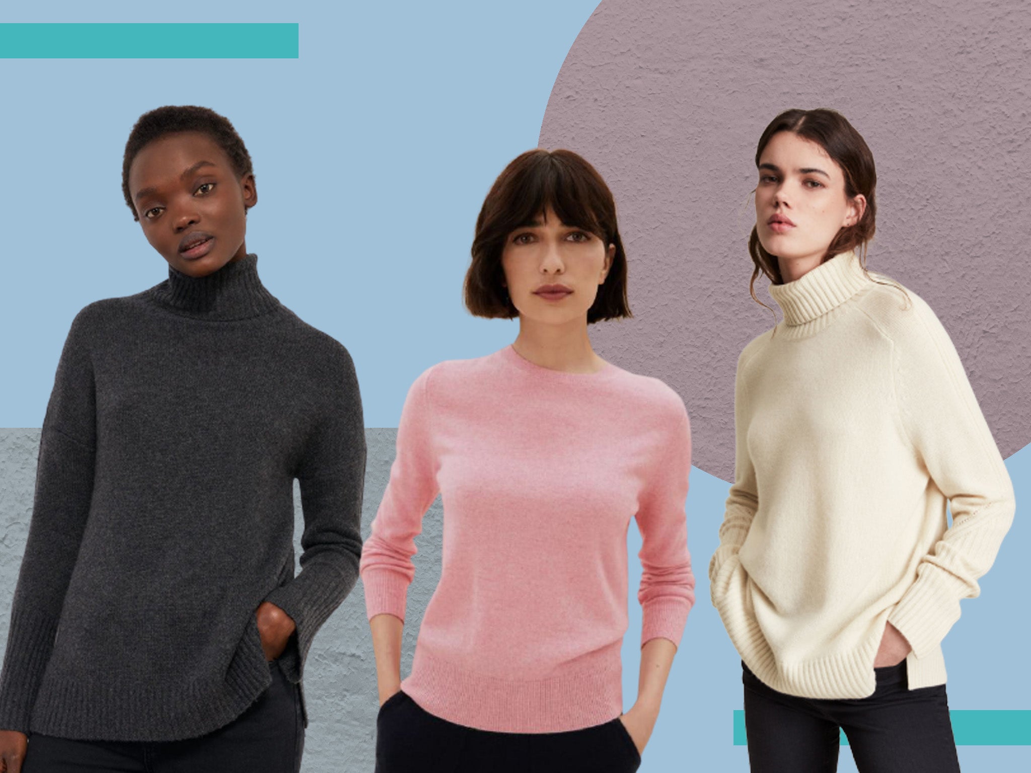 2020 Women Ladies Luxury Cashmere Knitwear Jumper Pullover Turtleneck Sweaters