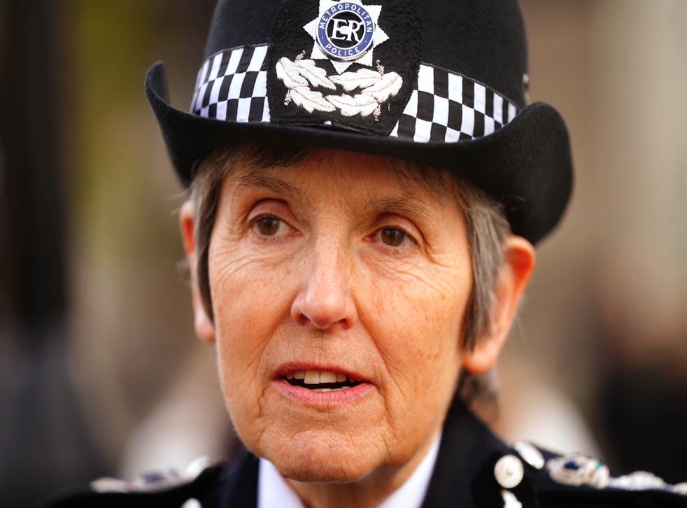 Metropolitan Police Commissioner Dame Cressida Dick said her force has not received any complaints related to a Downing Street party alleged to have taken place last December (Victoria Jones/PA)