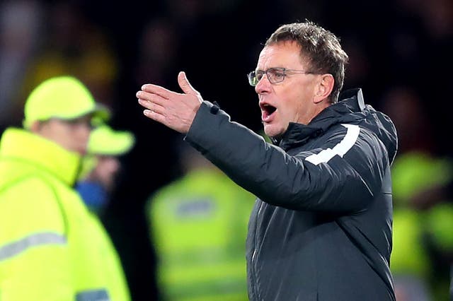 Ralf Rangnick will begin his Manchester United spell against Crystal Palace on Sunday (Jane Barlow/PA)