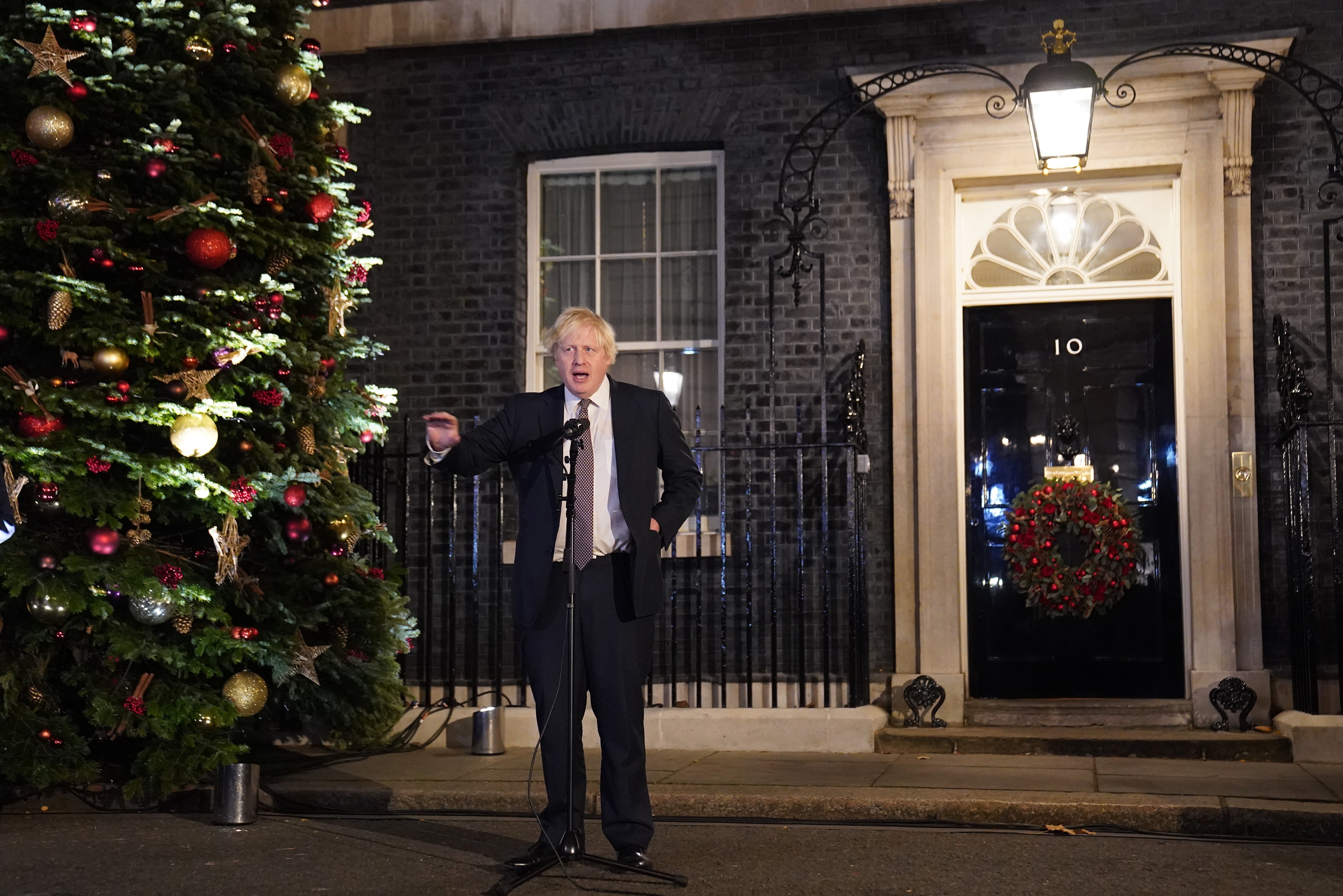 Boris Johnson has insisted any events held at No 10 last Christmas were ‘in accordance with the rules’