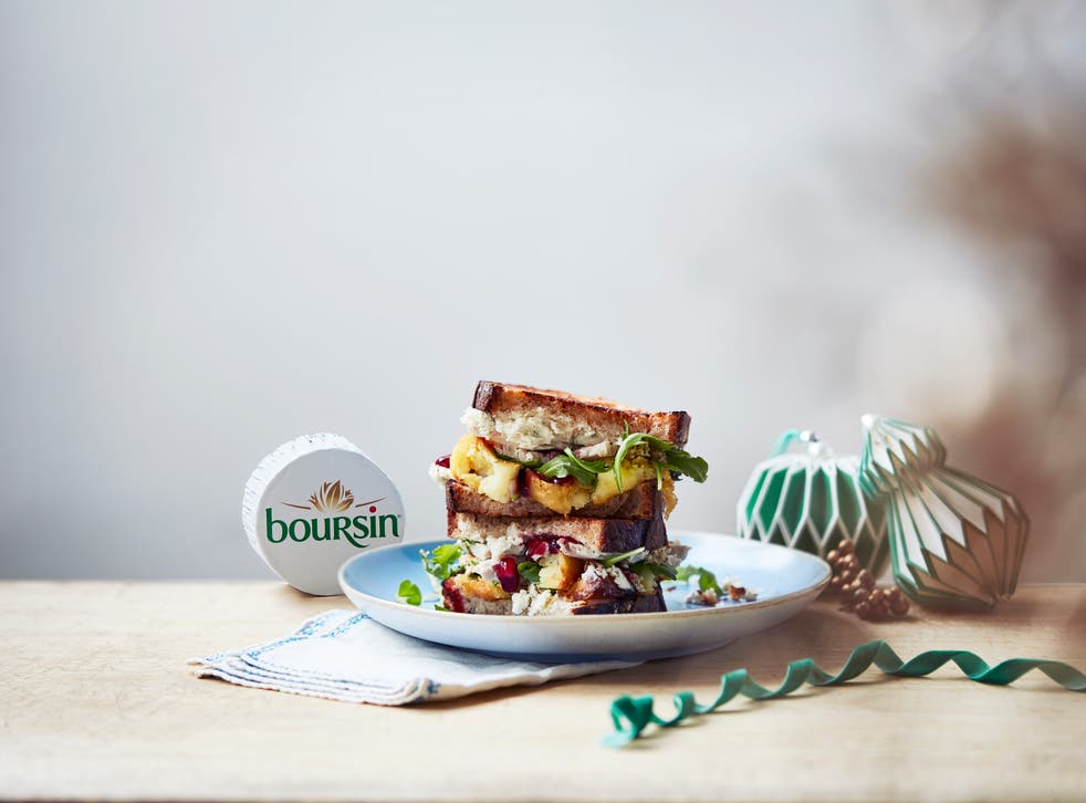 <p>The ultimate Boxing Day toasted sandwich</p>