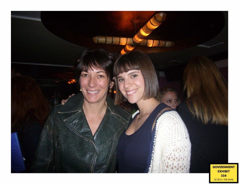 Ghislaine Maxwell, left, pictured with Sarah Kellen, Epstein’s personal assistant