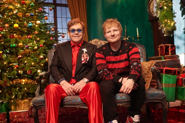 <p>Elton John and Ed Sheeran have released a Christmas song</p>