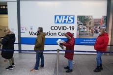 Half of England’s omicron cases are in double-vaccinated people