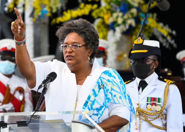 <p>Barbados PM Mia Mottley </p>