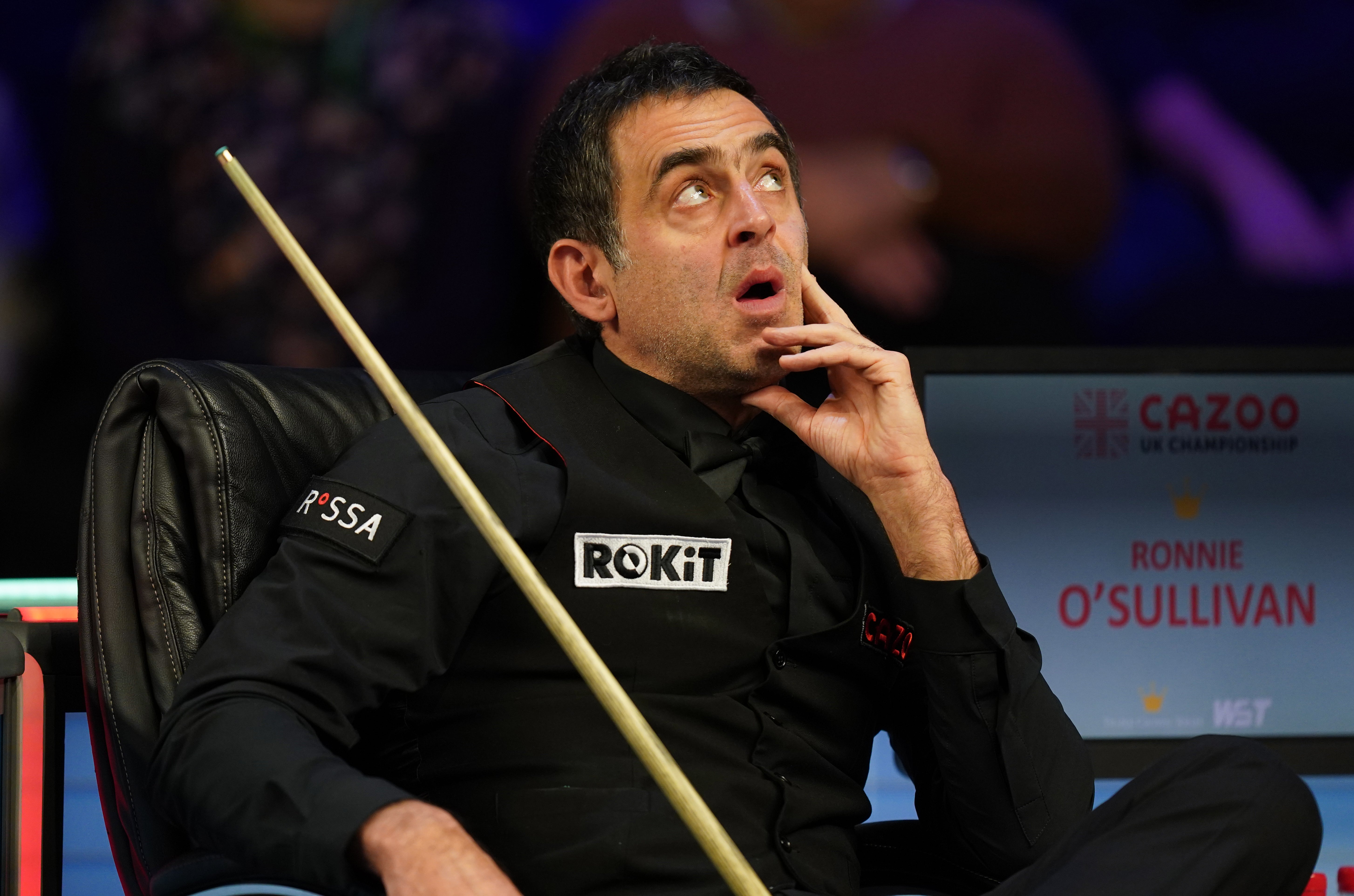 Ronnie O’Sullivan crashed out of the UK Championship in York (Mike Egerton/PA)