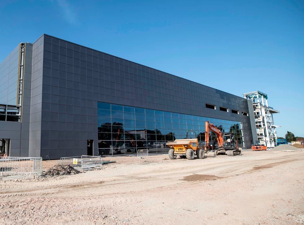 <p>The Vaccines Manufacturing Innovation Centre, set to be completed in spring 2022, has been put up for sale </p>
