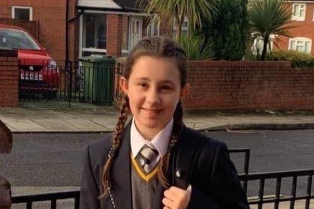 Ava White, 12, died following an incident in Liverpool city centre on Thursday evening (Merseyside Police/PA)