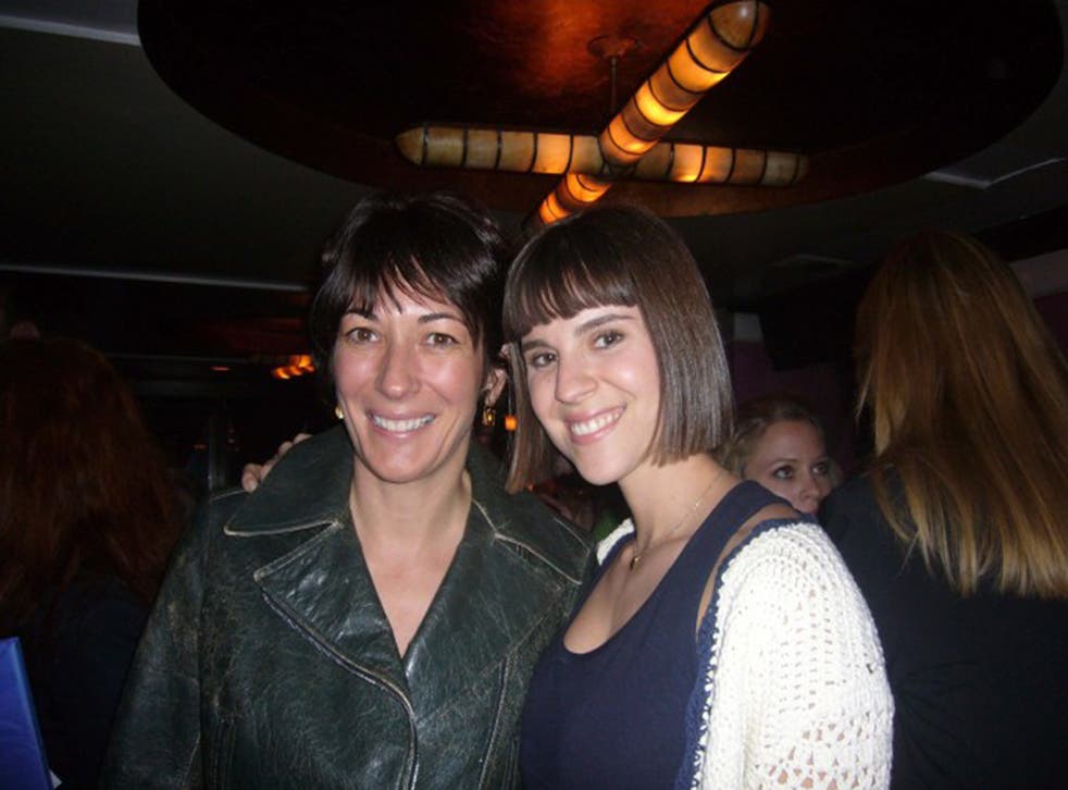 <p>File. Ghislaine Maxwell pictured with Jeffrey Epstein's PA, Sarah Kellen</p>