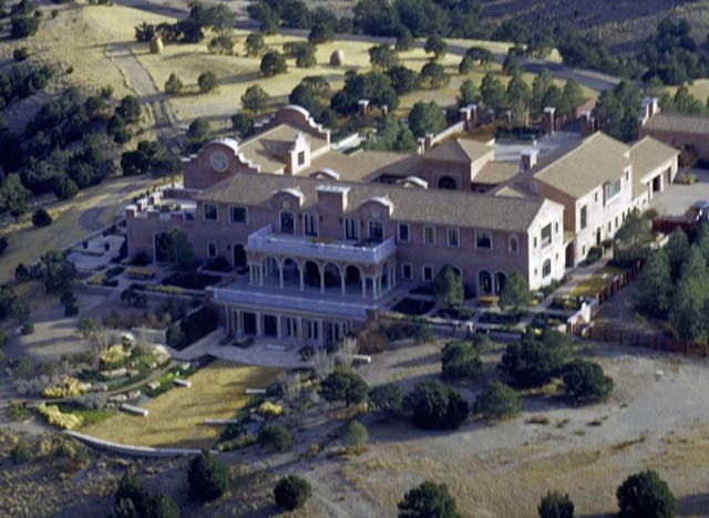 <p>Jeffrey Epstein’s ‘Zorro Ranch’ in New Mexico that was used by the disgraced financier to allegedly traffic underage girls</p>