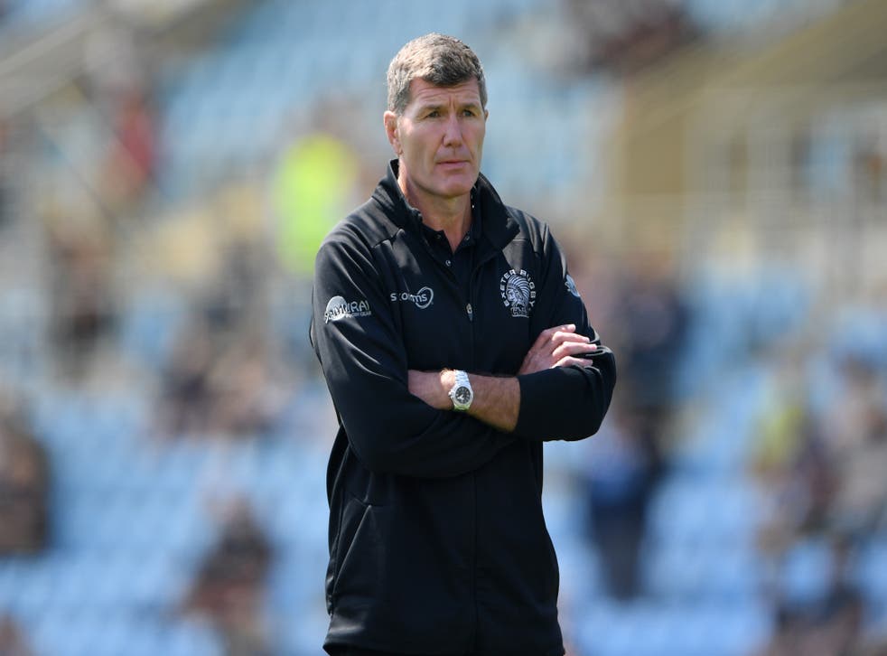 Rob Baxter insists Exeter are ‘getting on with it’ after Saracens’ Premiership return following salary cap breaches (Simon Galloway/PA)