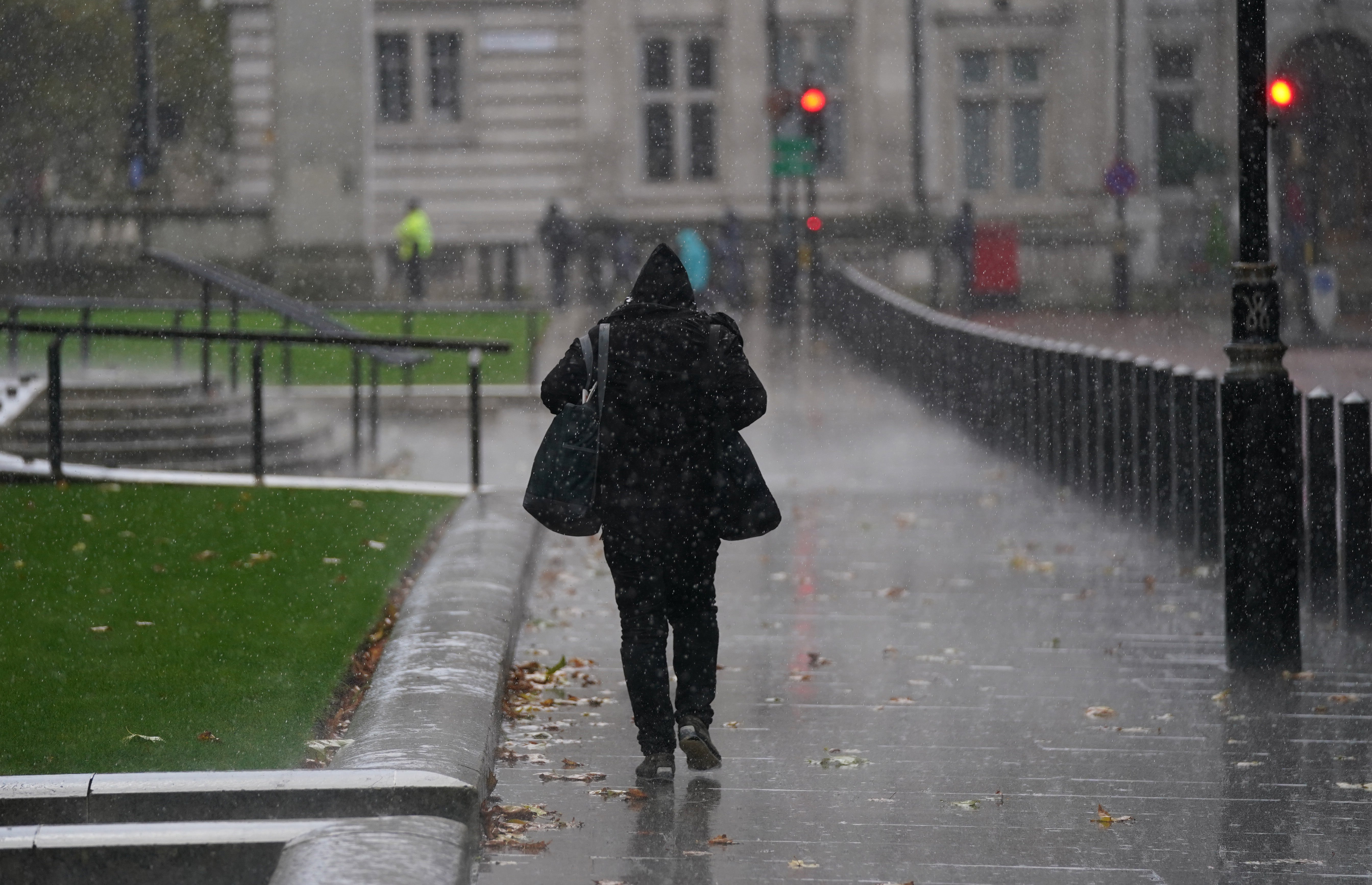 Further cold weather and rain is predicted for this weekend (Steve Parsons/PA)