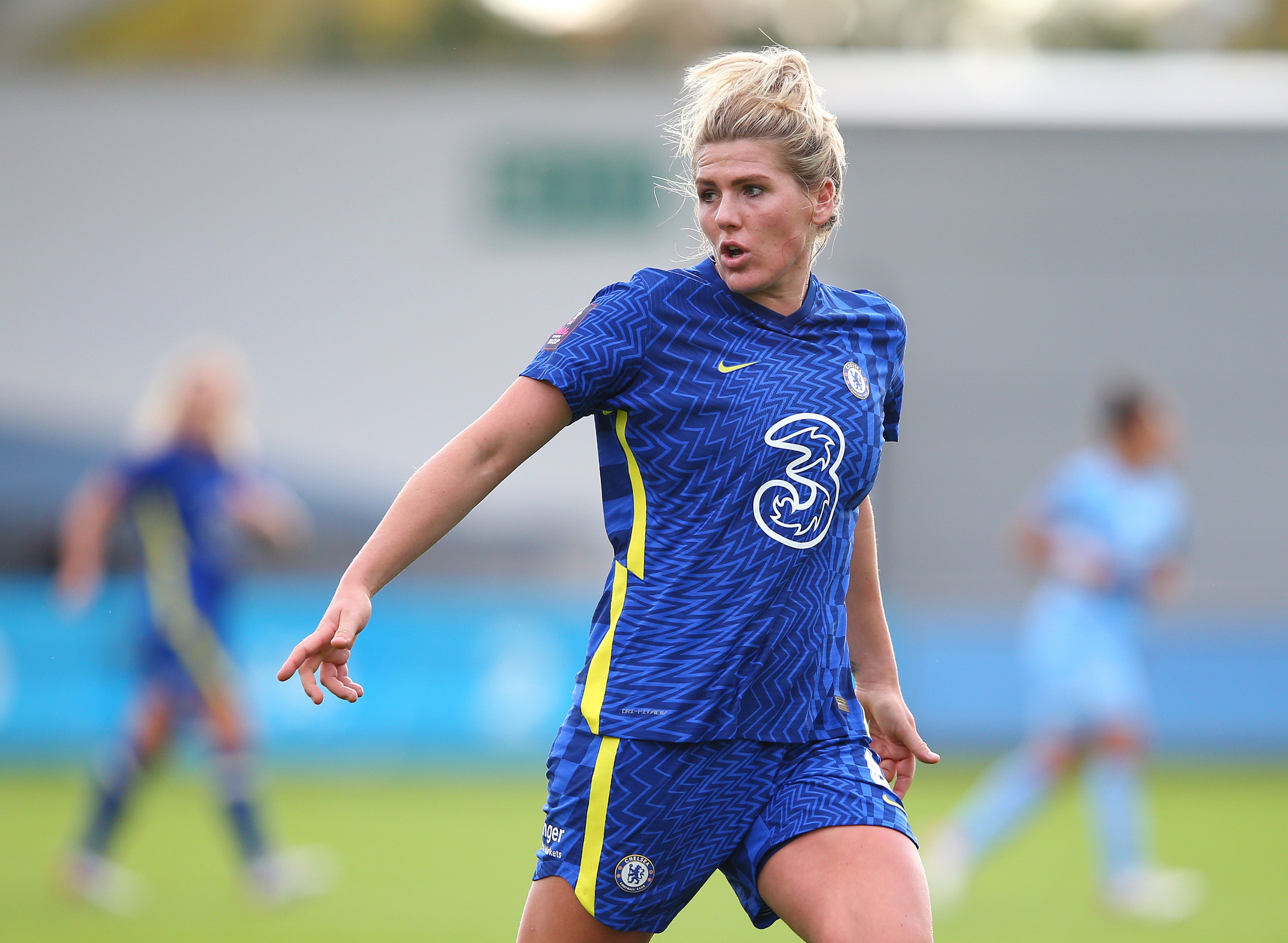 Chelsea defender Millie Bright will be tasked with keeping out Arsenal star Vivianne Miedema