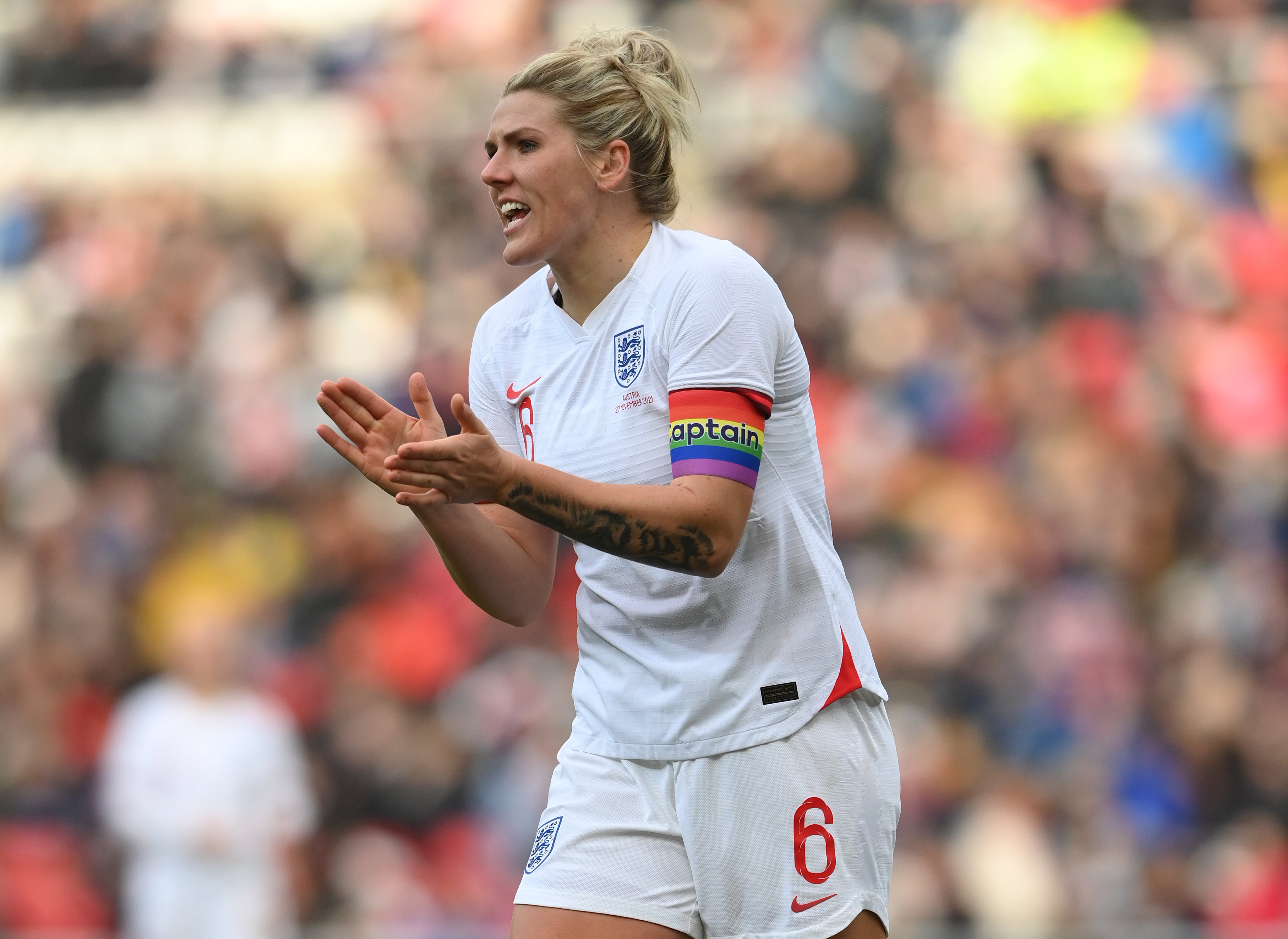 Millie Bright insists the honour of captaining England has not changed her