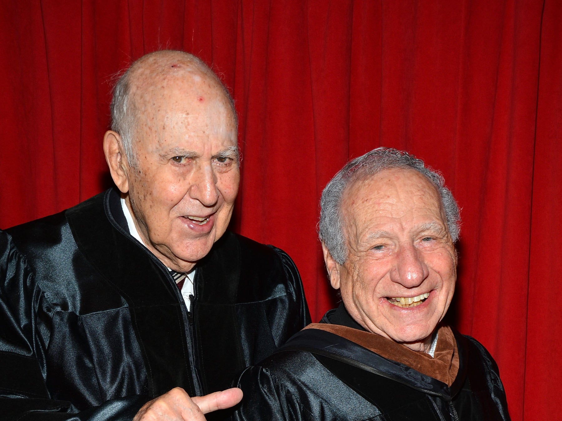 Mel Brooks with his best friend Carl Reiner, who died in June 2020
