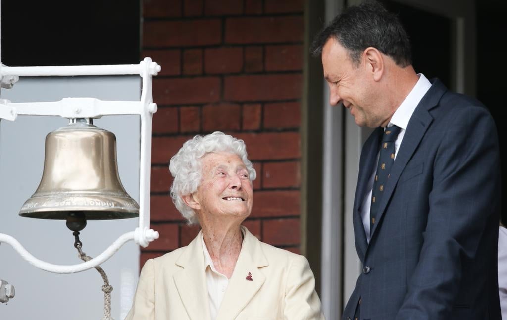 Eileen Ash, the oldest-ever Test cricketer, has died at the age of 110 (England and Wales Cricket Board)