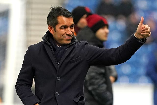 Rangers manager Giovanni van Bronckhorst has enjoyed a winning start in the hotseat (Andrew Milligan/PA)