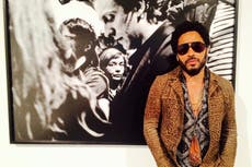 Lenny Kravitz wows at private party during Miami Art week