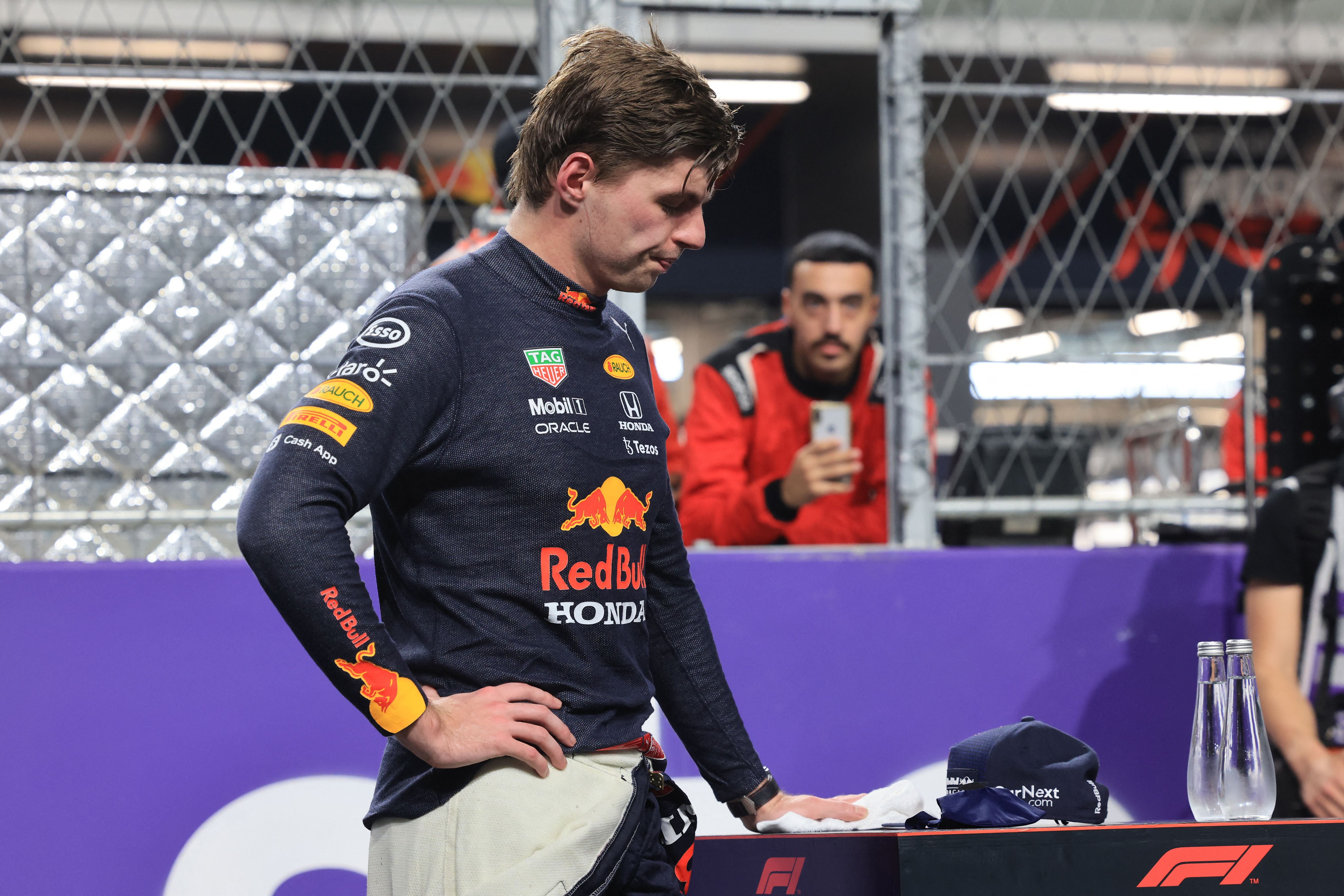 Max Verstappen had to settle for P3 after his late crash