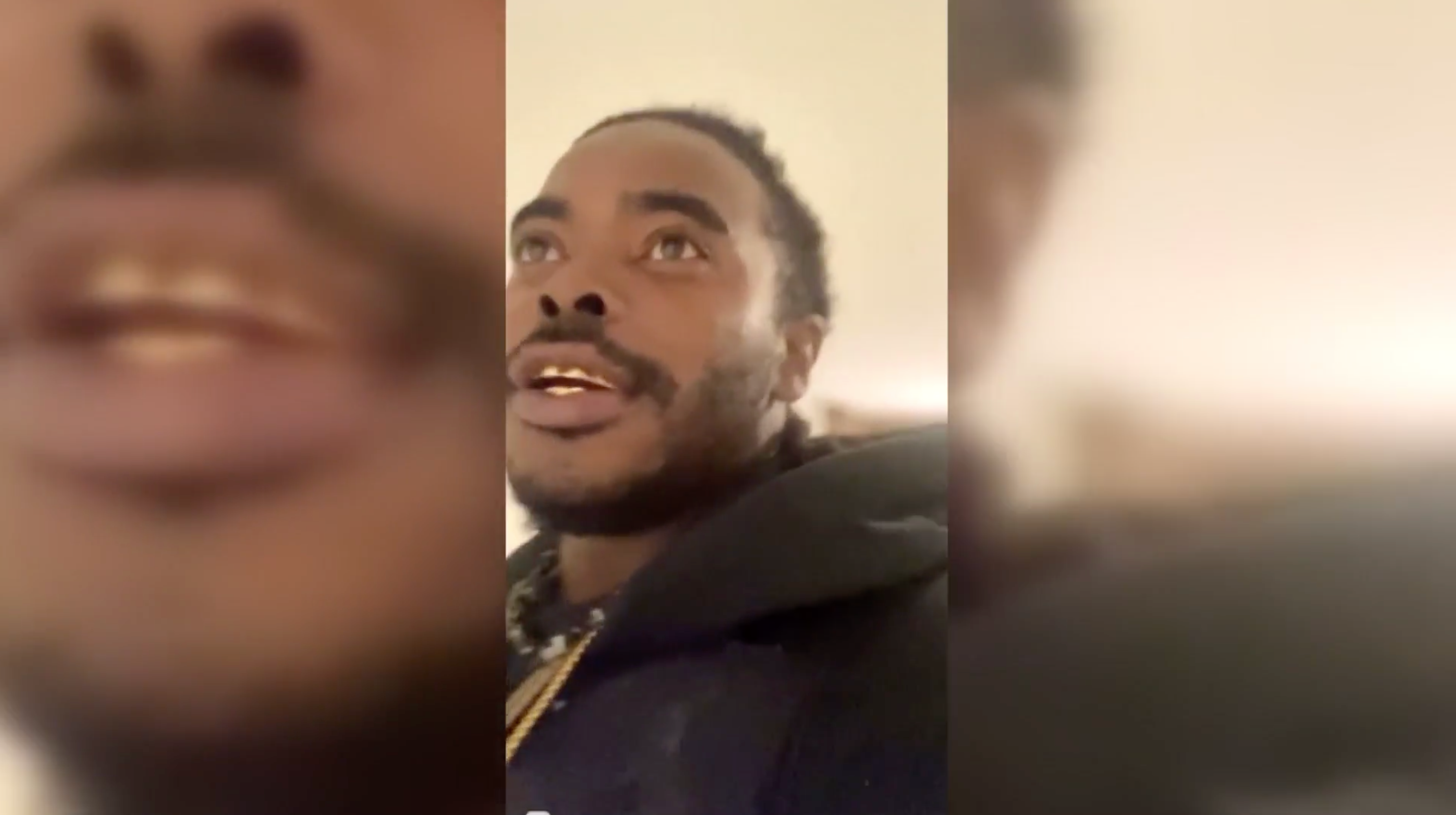 Protester Cortez Rice posted a video of himself outside what he believed to be Judge Regina Chu’s door