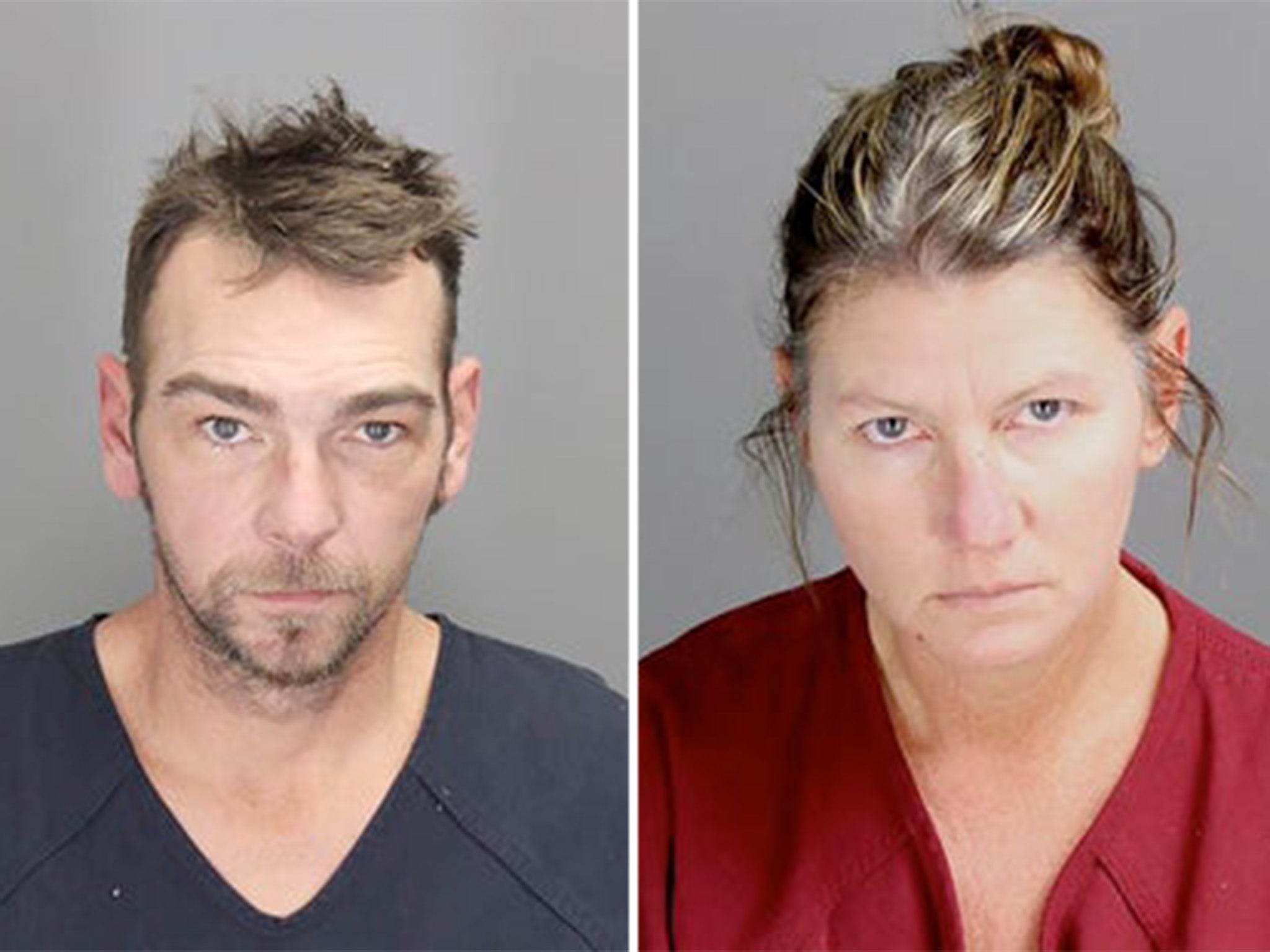 Jennifer and James Crumbley pictured in their mugshots after their arrest