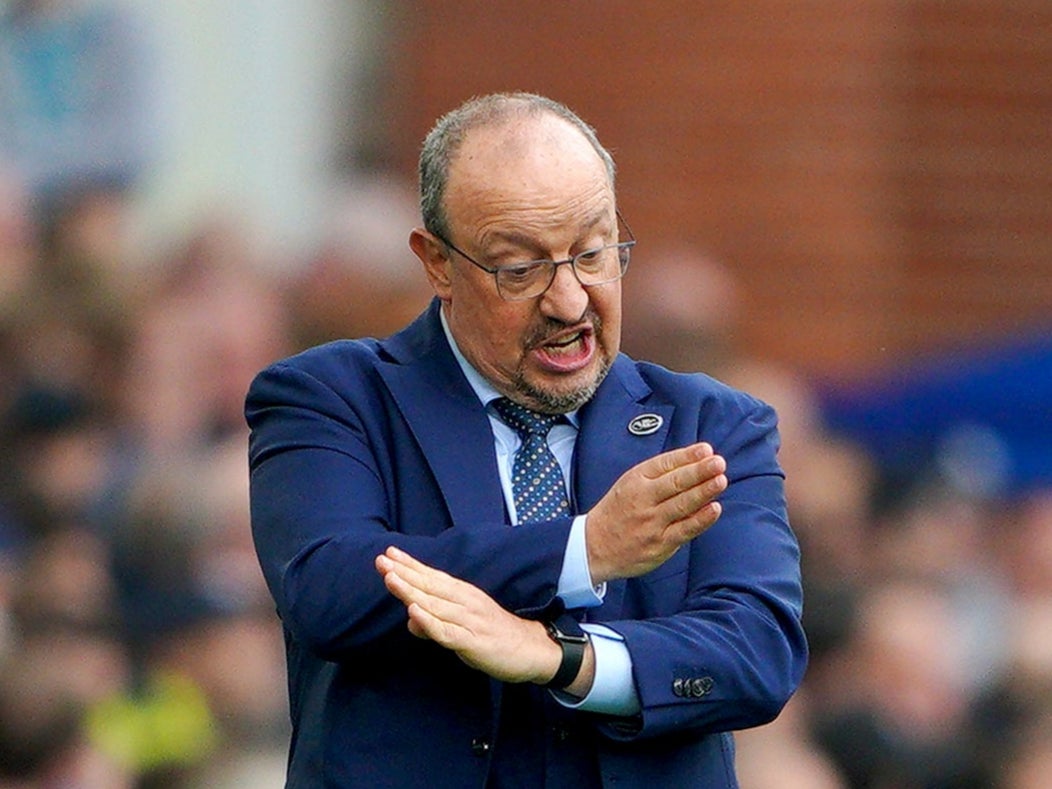 Everton manager Rafael Benitez is trusting his experience to arrest the club’s slide (Peter Byrne/PA)