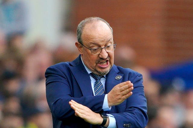 Everton manager Rafael Benitez is trusting his experience to arrest the club’s slide (Peter Byrne/PA)