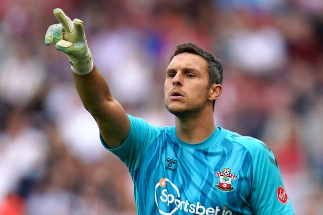 Southampton are sweating on the fitness of goalkeeper Alex McCarthy (Andrew Matthews/AP).