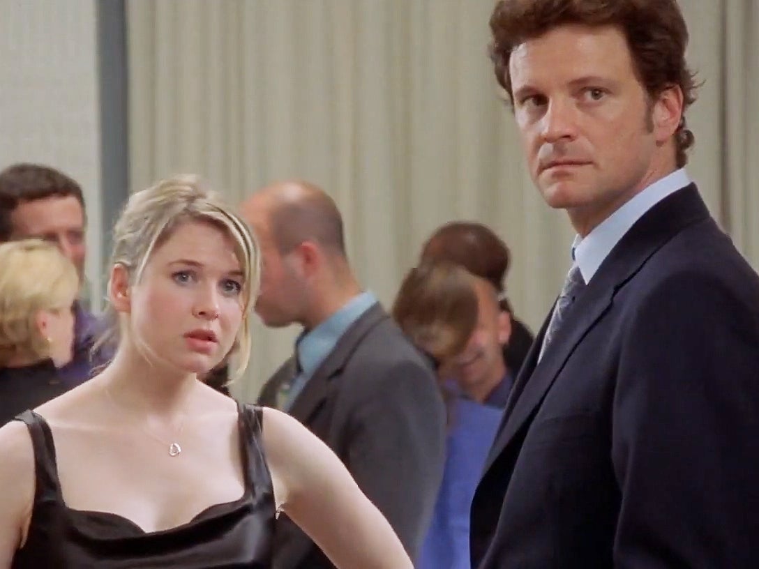 Renee Zellweger and Colin Firth in Bridget Jones’s Diary. Such romantic comedies paint an unrealistic picture