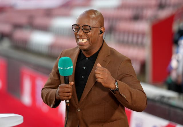 Ian Wright met his namesake (John Waltn/PA)