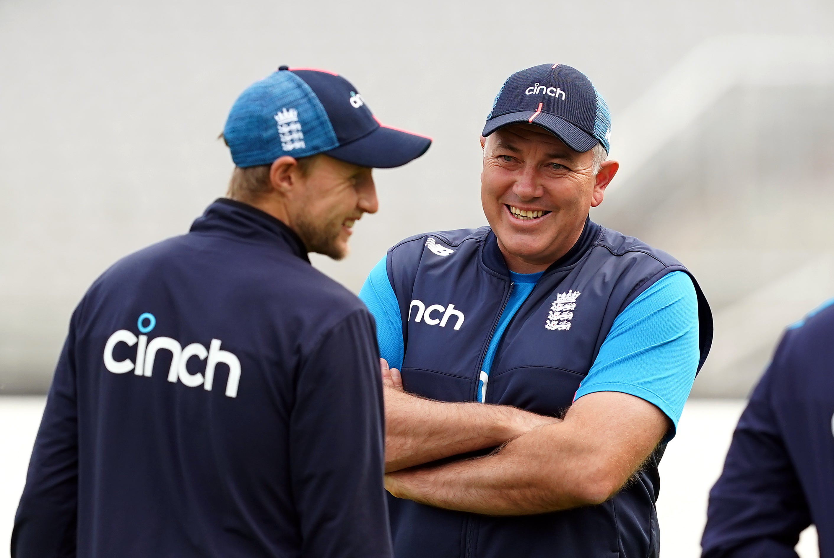 Chris Silverwood (right) and Joe Root (left) will finalise their team in the next two days (Martin Rickett/PA)