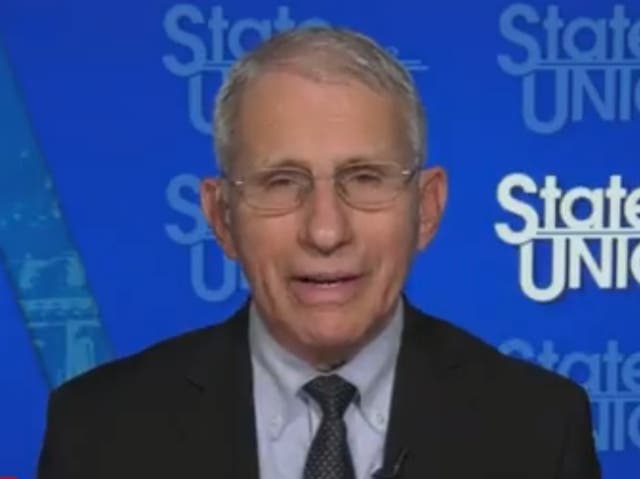 Anthony Fauci en 'State of the Union' de CNN el domingo 5 de diciembre de 2021