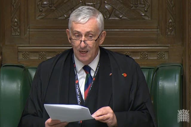 Commons Speaker Sir Lindsay Hoyle has voiced concern (House of Commons/PA)