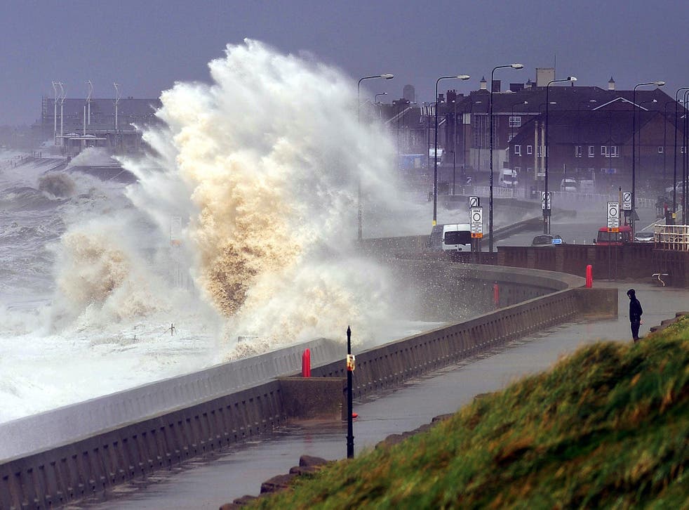 Gale force winds are expected throughout England and Wales as the UK braces for Storm Barra (PA)