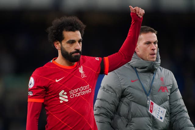Mohamed Salah is reportedly frustrated by contract talks (Peter Byrne/PA)