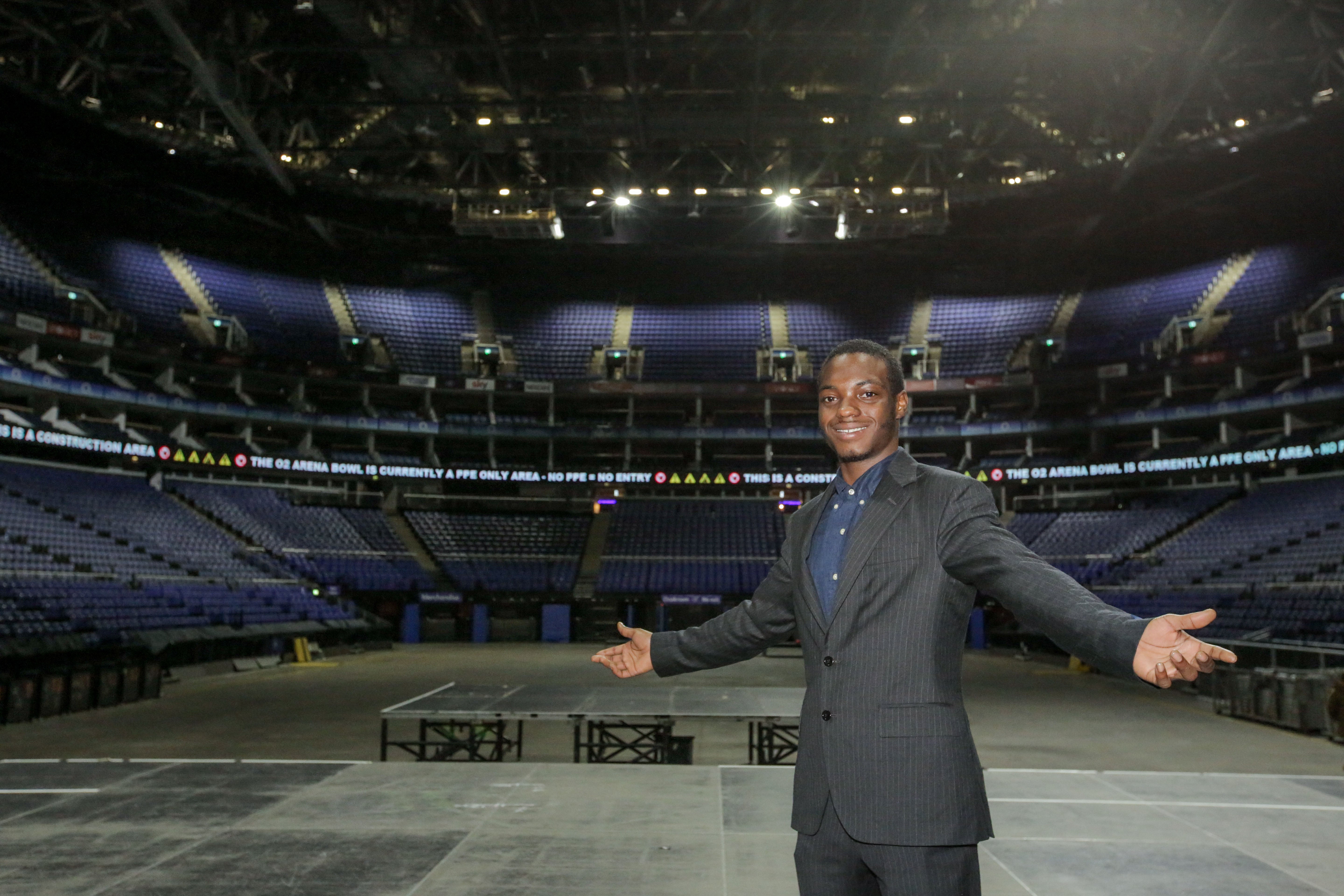 Devonte now works at the O2 after being helped by Springboard, one of our charity partners