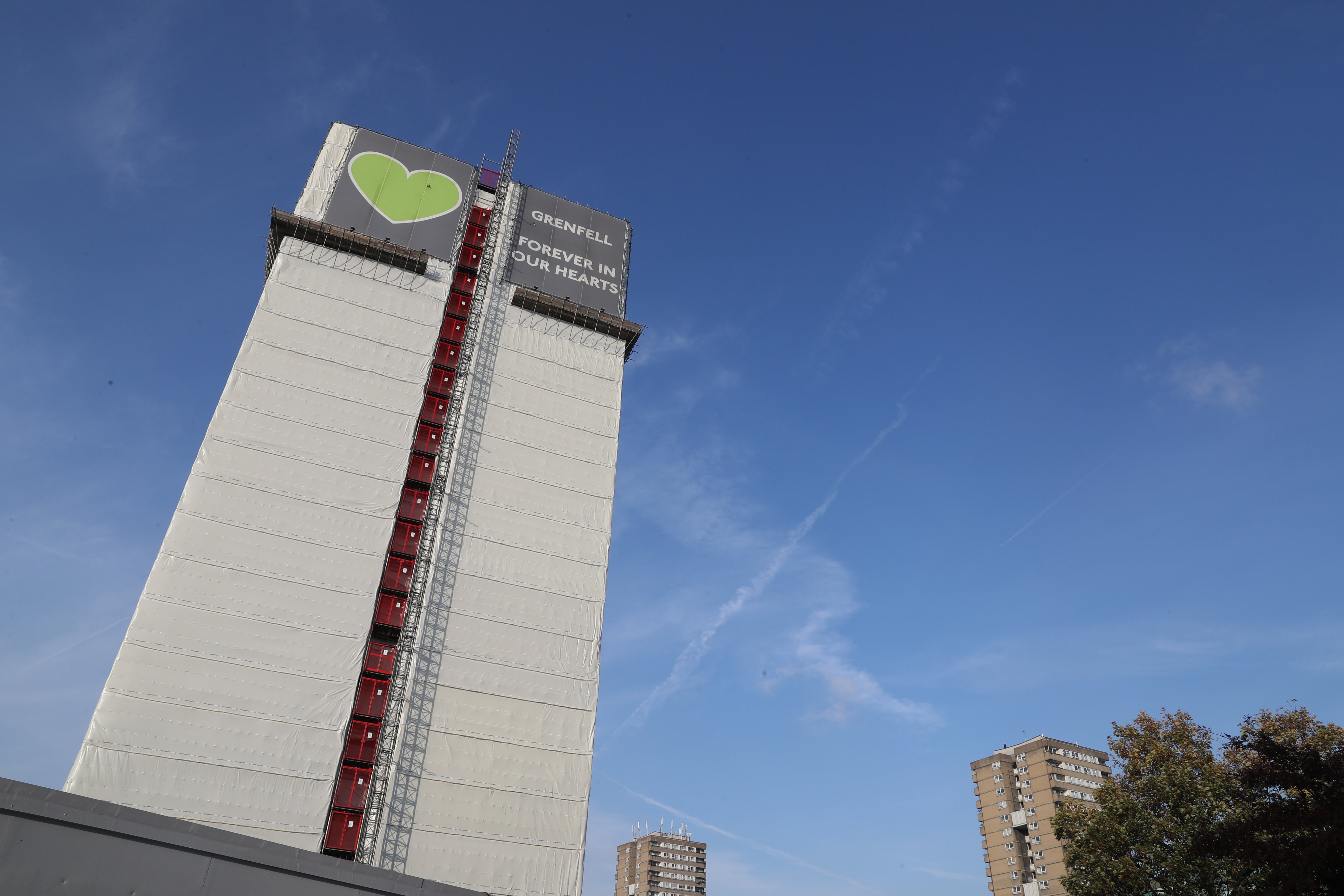 The Grenfell Tower inquiry is examining how the building came to be coated in flammable materials which contributed to the spread of flames (Steve Parsons/PA)