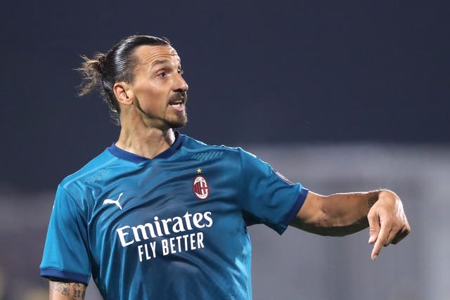 AC Milan striker Zlatan Ibrahimovic could line up against Liverpool on Tuesday (Niall Carson/PA)