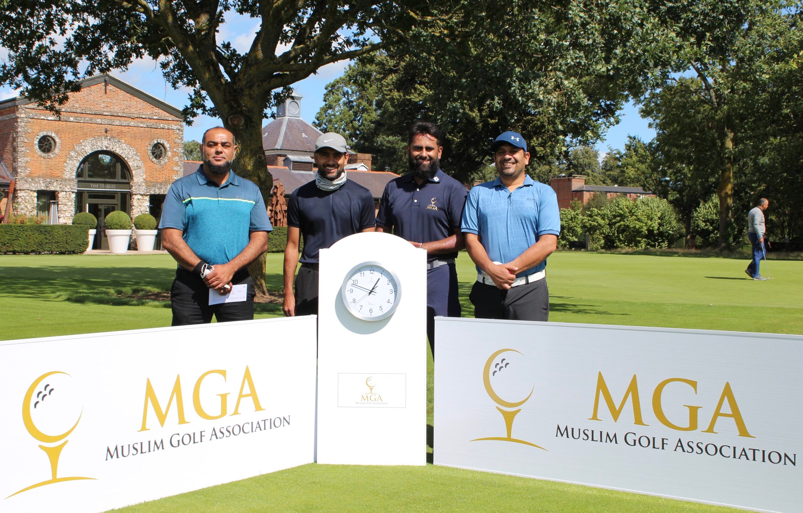 Competitors in one of three events held by the Muslim Golf Association in 2021 (Handout via Muslim Golf Association)