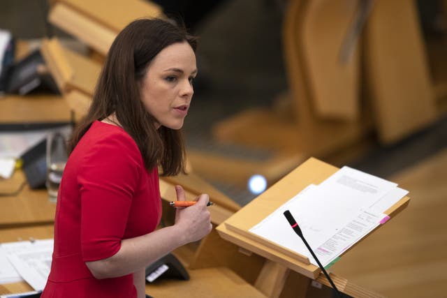 The outlook for Kate Forbes’ budget on Thursday is ‘challenging’, experts at the Fraser of Allander Institute have warned (Jane Barlow/PA)