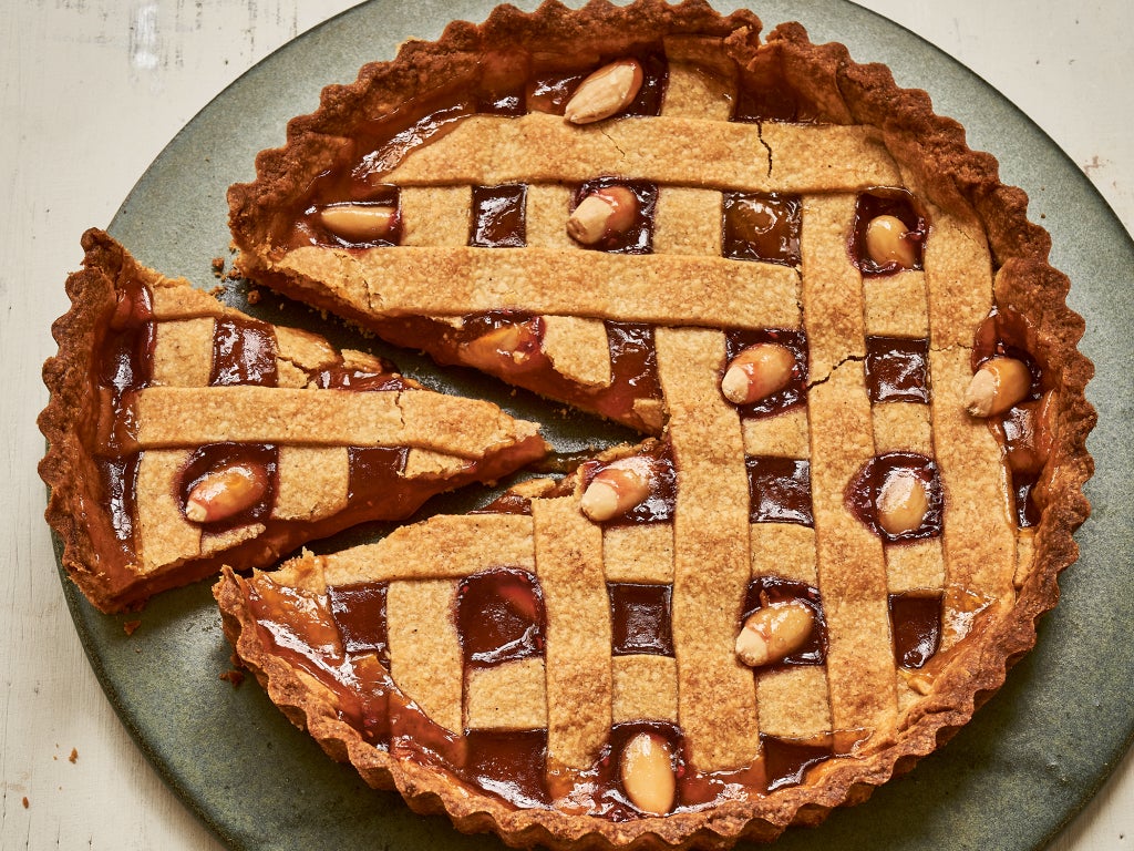 This twist on a classic Austrian tart makes for an impressive centrepiece