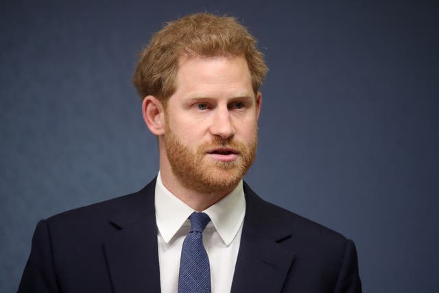 The Duke of Sussex said people putting their mental health and happiness first should be ‘celebrated’ (Chris Jackson/PA)