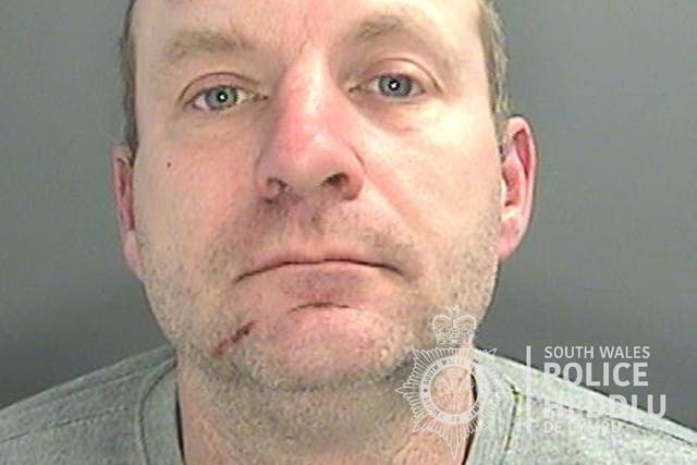 Stephen Gibbs was jailed for 18 years for knifing his partner in the face (South Wales Police/PA)
